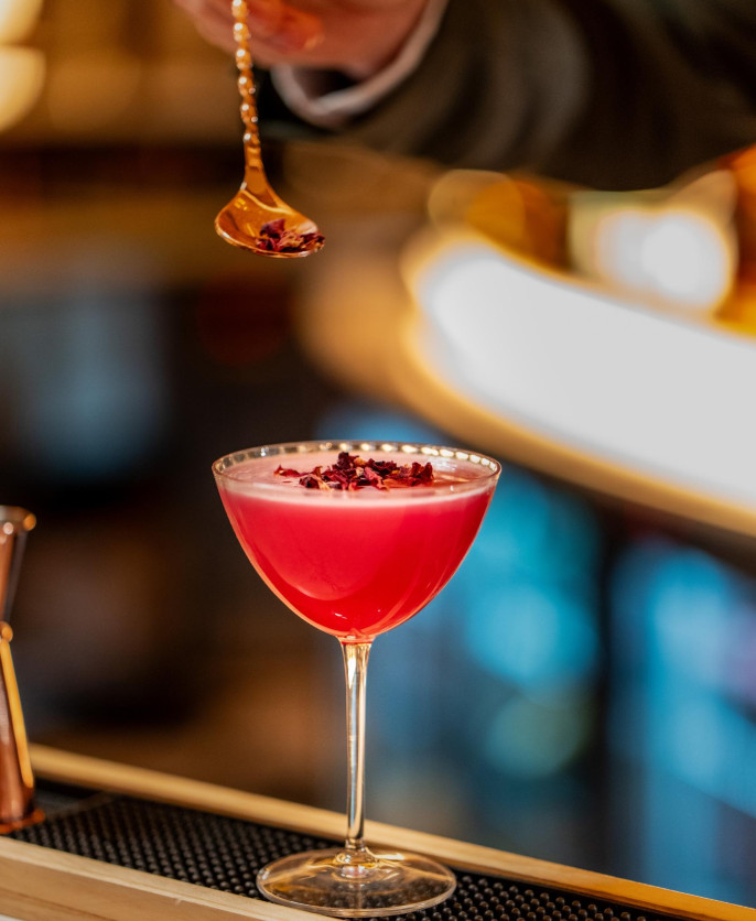 The Dilly London themed afternoon tea